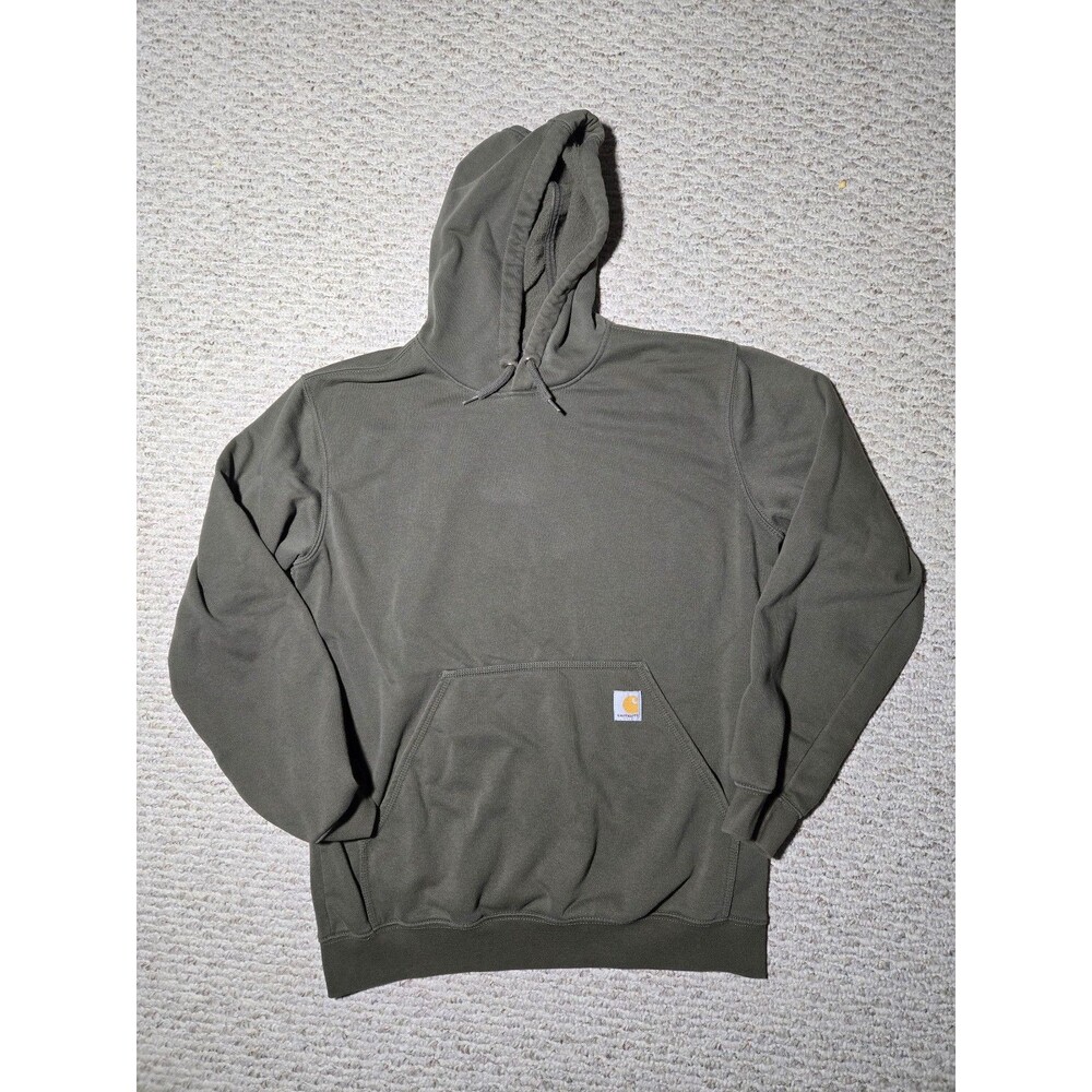 Carhartt Loose Fit Hoodie Sweatshirt Olive Green Men's Size Medium
